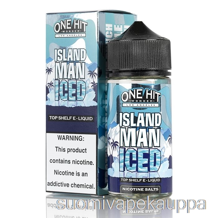 Vape Nesteet Island Man Iced - One Hit Wonder E-neste - 100ml 6mg